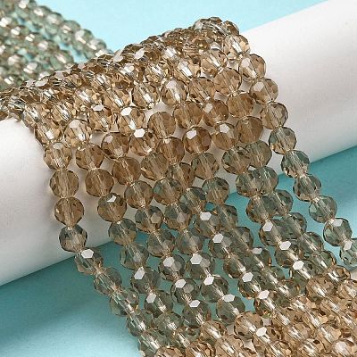 Transparent Glass Beads EGLA-A035-T6mm-D16-1