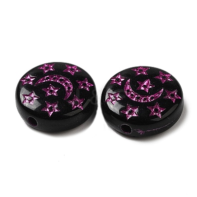 Opaque Acrylic Beads X-OACR-Z005-32-1