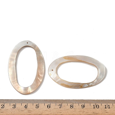 Natural Freshwater Shell Big Pendants SHEL-K006-62-1