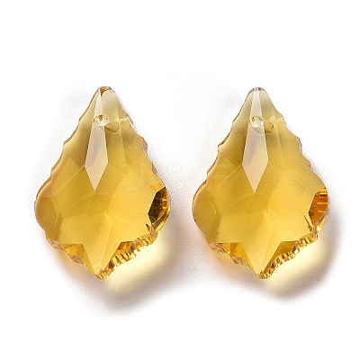Faceted Glass Pendants GLAA-F068-C26-1