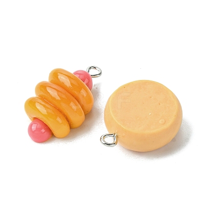 Opaque Resin Pendants RESI-P038-A01-1