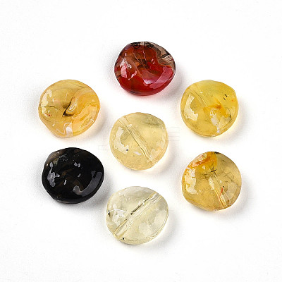 Transparent Acrylic Beads TACR-T028-41F-1