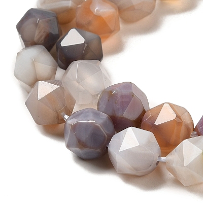 Natural Botswana Agate Beads Strands G-K382-A14-02-1