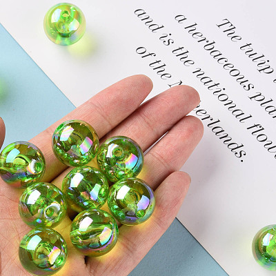Transparent Acrylic Beads MACR-S370-B20-734-1