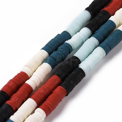 Handmade Polymer Clay Bead Strands CLAY-C003-05J-1