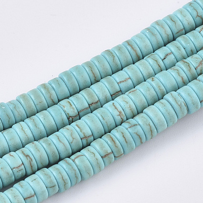 Synthetic Turquoise Beads Strands X-TURQ-S282-22C-1