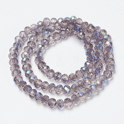 Electroplate Glass Beads Strands LS-EGLA-A034-T4mm-I11-1