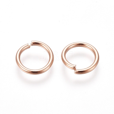 304 Stainless Steel Open Jump Rings STAS-E484-72A-RG-1