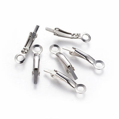 Tarnish Resistant 304 Stainless Steel Spring Ring Clasps STAS-G192-26P-1