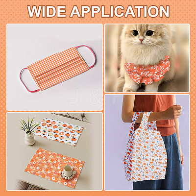 Cotton Fabric DIY-WH0504-869A-1