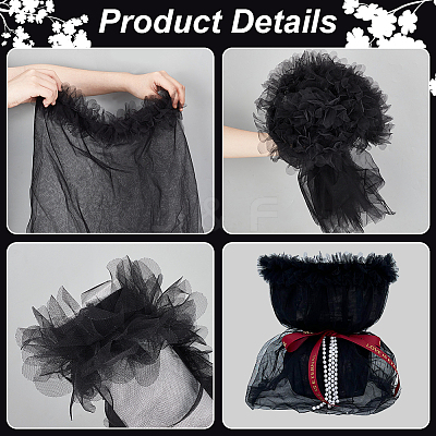 Gauze Lace Trim OCOR-WH0092-21C-1
