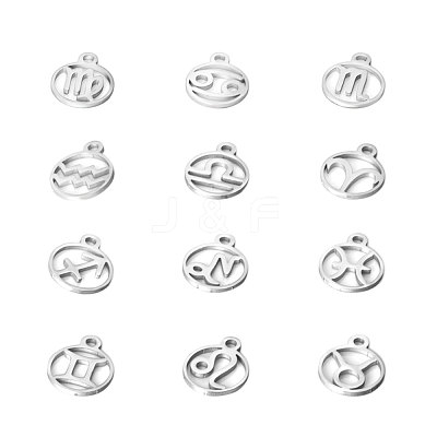 Non-Tarnish 201 Stainless Steel Charms STAS-T014-T505-M-1