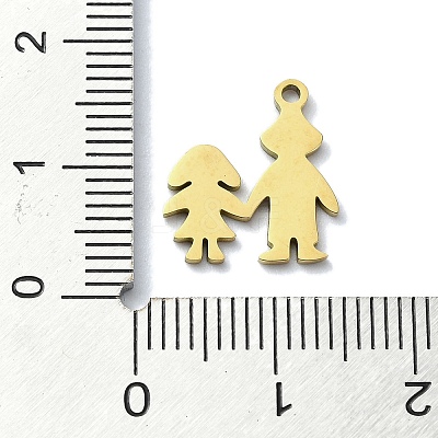 304 Stainless Steel Charms STAS-C097-31G-1