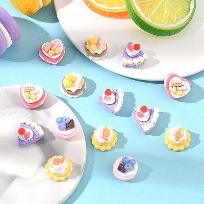 20Pcs Opaque Resin Beads RESI-YW0006-26-1