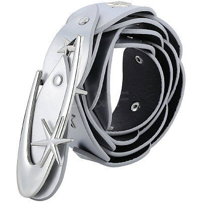 1Pc Imitation Leather Chain Belts AJEW-CL0001-91B-1
