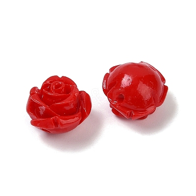 Synthetic Coral Carved Beads CORA-H003-01A-14-1