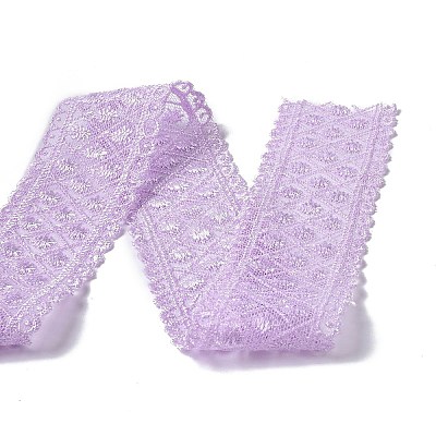 10 Yards Polyester Lace Trim Ribbon OCOR-C004-06H-1