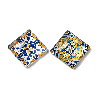 Glass Cabochons GLLA-Q087-01B-02B-1