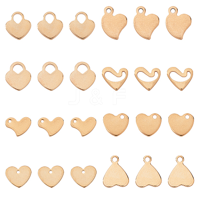 304 Stainless Steel Charms STAS-UN0014-74G-1
