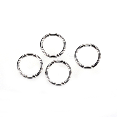 Tarnish Resistant 304 Stainless Steel Open Jump Rings STAS-E147-41P-8mm-1
