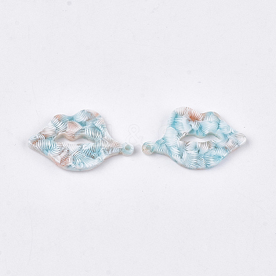 Cellulose Acetate(Resin) Pendants LS-X-KY-T008-22A-1