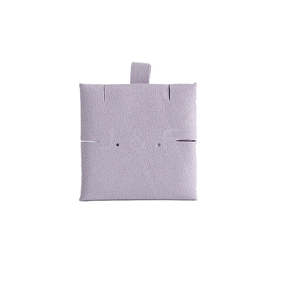 Double-Sided Microfiber Jewelry Insert Card PW-WG83078-01-1