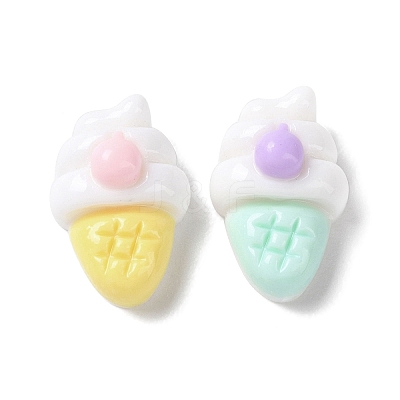 Opaque Resin Cabochons X1-CRES-F030-01I-1