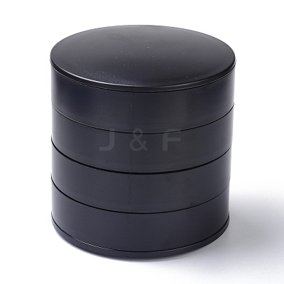 4-Layer Rotating Travel Jewelry Tray Case OBOX-O005-01C-1