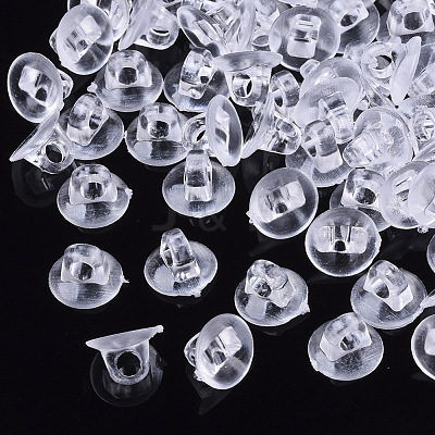 Transparent AS Plastic Charm Base Settings FIND-T064-006A-01-1