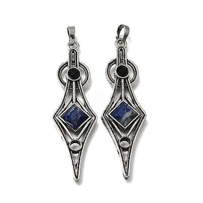 Natural Lapis Lazuli Big Pendants GG-CBA7610-01AS-06-1