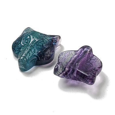 Natural Fluorite Pendants G-M417-07A-1