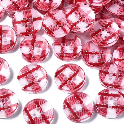 Resin Buttons X-BUTT-N017-01E-1