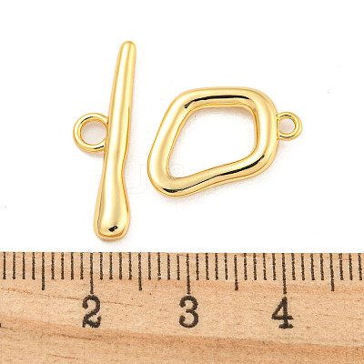 Brass Toggle Clasps KK-A223-29G-1