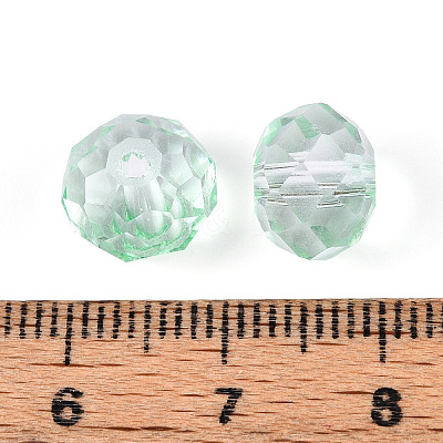 Baking Paint Transparent Glass Beads X1-GLAA-N011-10mm-07-1