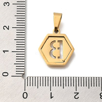 304 Stainless Steel Charms STAS-H227-01G-B-1