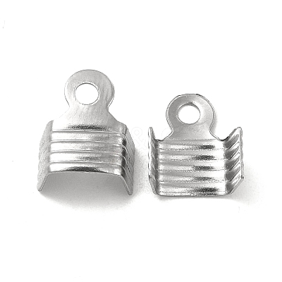 Tarnish Resistant 304 Stainless Steel Folding Crimp Ends STAS-P319-01P-1