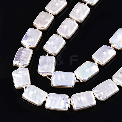 ABS Plastic Imitation Pearl Beads Strands KY-N015-07-A05-1