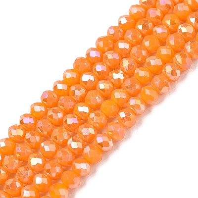 Electroplate Glass Beads Strands LS-EGLA-A044-P3mm-B29-1