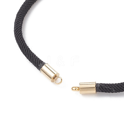 3MM Round Nylon Twisted Cord Slider Bracelet Making AJEW-JB01467-02-1