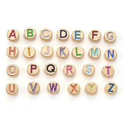 Alloy Enamel Beads ENAM-YW0001-27LG-1