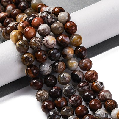 Natural Mexico Crazy Agate Beads Strands G-L615-A01-02-1