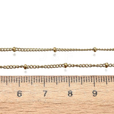 Ion Plating(IP) 304 Stainless Steel Curb Chain Anklets LS-AJEW-P069-05G-1