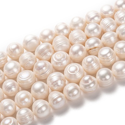 Natural Cultured Freshwater Pearl Beads Strands PEAR-L033-93-1