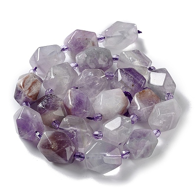 Natural Amethyst Beads Strands G-C182-19-01-1