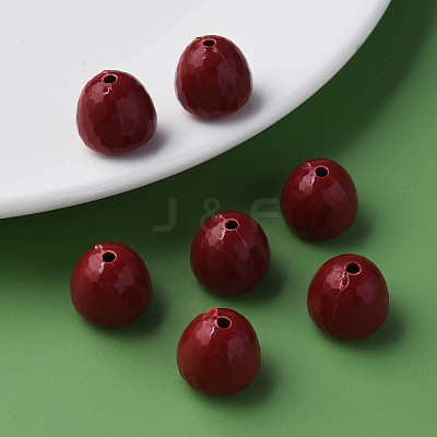Opaque Acrylic Beads MACR-S373-10A-A01-1