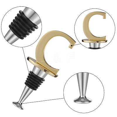 Silicone Wine Bottle Stoppers FIND-WH0076-36-01C-1