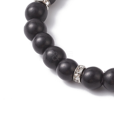 Synthetic Turquoise Beaded Stretch Bracelets for Women BJEW-JB12288-01-1