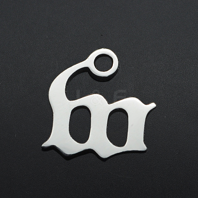 Non-Tarnish 201 Stainless Steel Charms STAS-S105-JA569-W-1