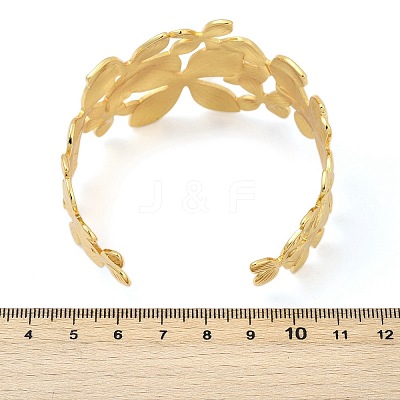 304 Stainless Steel Cuff Bangles for Women BJEW-Z097-08G-1