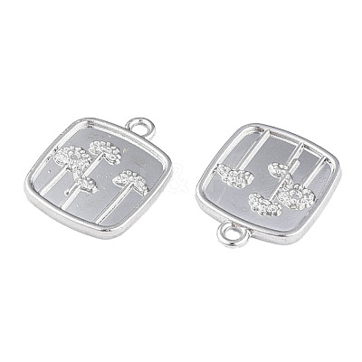 Rack Plating Alloy Pendant X-PALLOY-N175-02P-1